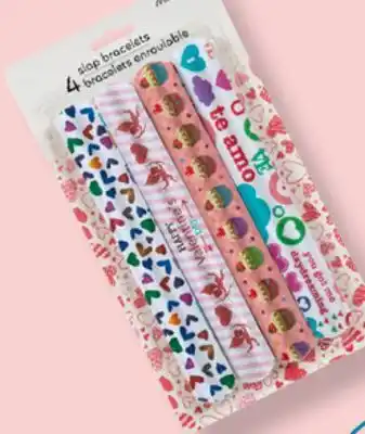 Party City Valentine's Day Ruler Slap Bracelets for Valentine/Anniversary Gift offer