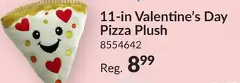 Party City 11-in Valentine's Day Pizza Plush offer