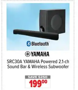 2001 Audio Video SRC30A Powered 2.1-ch Sound Bar & Wireless Subwoofer offer