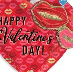 Party City Valentine Kissy Lips Supershape Balloon offer