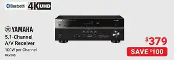 Visions Electronics YAMAHA 5.1-Channel A/V Receiver offer