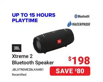 Visions Electronics Xtreme 2 Bluetooth Speaker offer