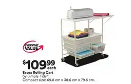 Michaels Simply Tidy Essex Rolling Cart offer