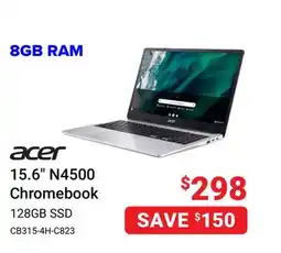 Visions Electronics Acer 15.6 N4500 Chromebook offer