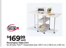 Michaels Kensington Table Cart by Simply Tidy offer