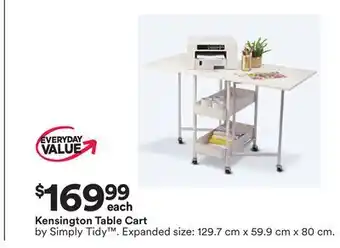 Michaels Kensington Table Cart by Simply Tidy offer