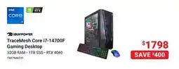 Visions Electronics TraceMesh Core i7-14700F Gaming Desktop offer