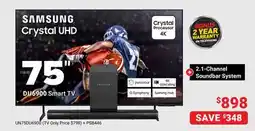 Visions Electronics Samsung 75 Crystal UHD DU6900 Smart TV offer