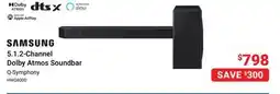 Visions Electronics Samsung 5.1.2-Channel Dolby Atmos Soundbar offer