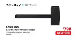 Visions Electronics Samsung 5.1.2-Ch. Dolby Atmos Soundbar offer