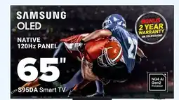 Visions Electronics Samsung 65 OLED S95DA Smart TV offer