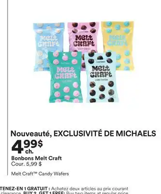 Michaels Bonbons Melt Craft offer