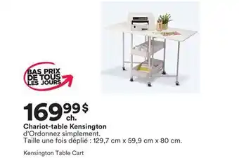 Michaels Chariot-table Kensington d'Ordonnez simplement offer