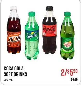 Canex COCA COLA SOFT DRINKS offer