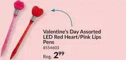 Party City Valentine's Day Pen with Red LED Heart Gift for Valentine's/ Anniversary Day, Assorted offer