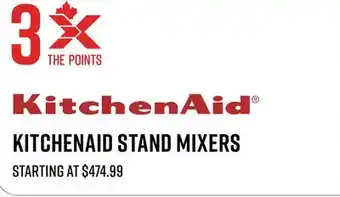 Canex KITCHENAID STAND MIXERS offer