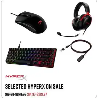 Canex SELECTED HYPERX ON SALE offer