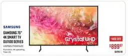 Canex SAMSUNG 75 4K SMART TV DU7100 SERIES offer