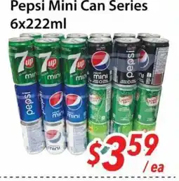 Bestco Food Mart Pepsi Mini Can Series offer