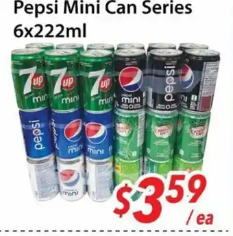 Bestco Food Mart Pepsi Mini Can Series offer