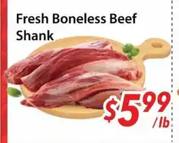 Bestco Food Mart Fresh Boneless Beef Shank offer