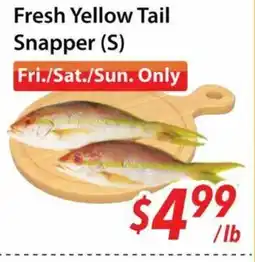 Bestco Food Mart Fresh Yellow Tail Snapper (S) offer