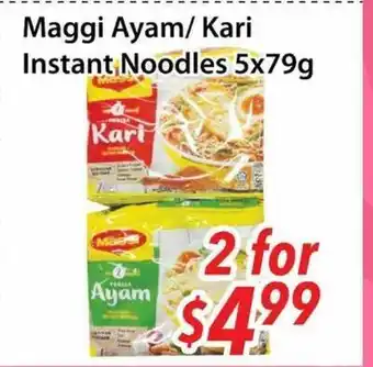 Bestco Food Mart Maggi Ayam/Kari Instant Noodles offer