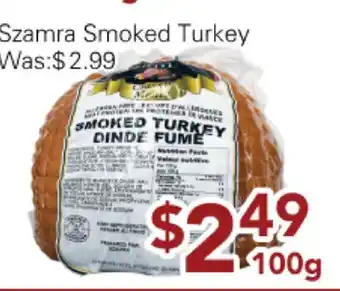 Ample Food Market Szamra Smoked Turkey offer