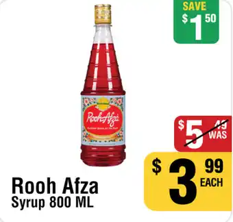 Iqbal Foods Rooh Afza Syrup offer