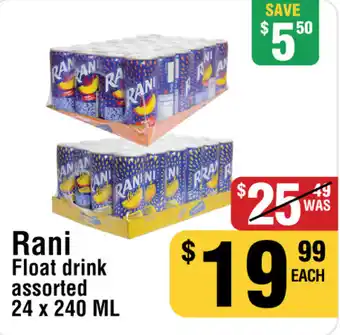 Iqbal Foods Rani Float drink assorted offer