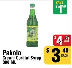 Iqbal Foods Pakola Cream Cordial Syrup offer