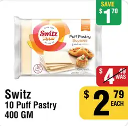 Iqbal Foods Switz 10 Puff Pastry offer