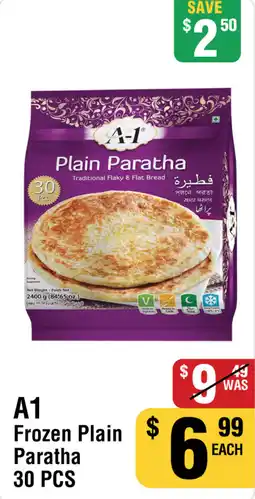 Iqbal Foods A1 Frozen Plain Paratha offer