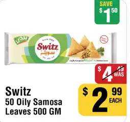 Iqbal Foods Switz 50 Oily Samosa Leaves offer