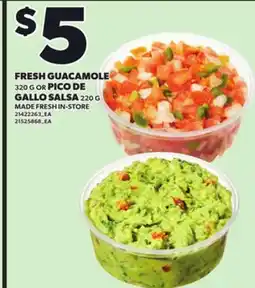 Independent Grocer FRESH GUACAMOLE 320 G OR PICO DE GALLO SALSA 220 G offer