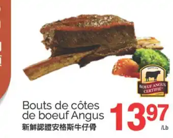 T&T Supermarket BOUTS DE CÔTES DE BOEUF ANGUS offer