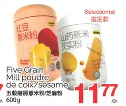 T&T Supermarket FIVE GRAIN MILL POUDRE DE COIX/SÉSAME, 600G offer