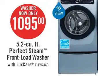 The Brick Electrolux 5.2 Cu. Ft. Front-Load Washer and 8 Cu. Ft. Gas Dryer - Glacier Blue offer