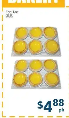 Oceans Fresh Food Market Egg Tart offer