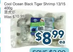 Oceans Fresh Food Market Cool Ocean Black Tiger Shrimp 13/15 offer