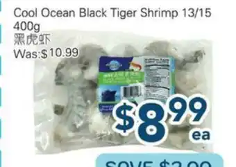 Oceans Fresh Food Market Cool Ocean Black Tiger Shrimp 13/15 offer