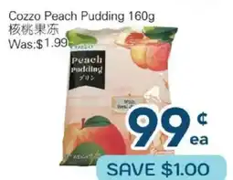 Oceans Fresh Food Market Cozzo Peach pudding offer