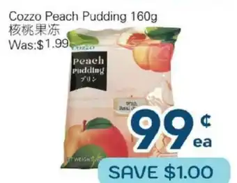 Oceans Fresh Food Market Cozzo Peach pudding offer