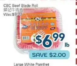 Oceans Fresh Food Market CBC Beef Blade Roll offer