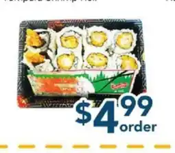 Oceans Fresh Food Market Tempura Shrimp Roll offer