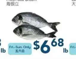 Oceans Fresh Food Market Fresh Sea Bream offer