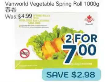 Oceans Fresh Food Market Vanworld Vegetable Spring Roll offer