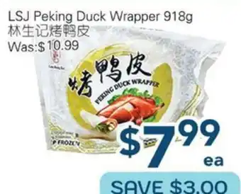 Oceans Fresh Food Market LSJ Peking Duck Wrapper 918g offer