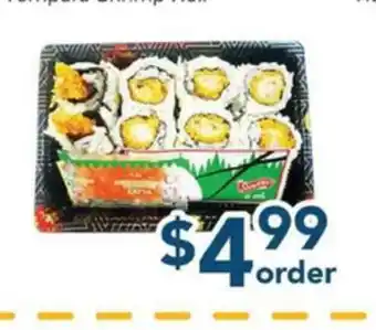 Oceans Fresh Food Market Tempure Shrimp Roll offer