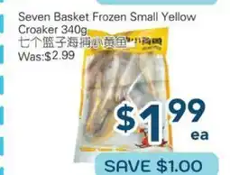 Oceans Fresh Food Market Seven Basket Frozen Small Yellow Croaker offer